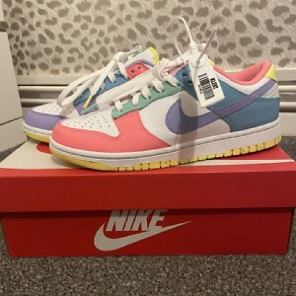 Nike Dunk Low "Easter Pastel" – Women’s Size[6-7and10-12] – Colorful & Fun!